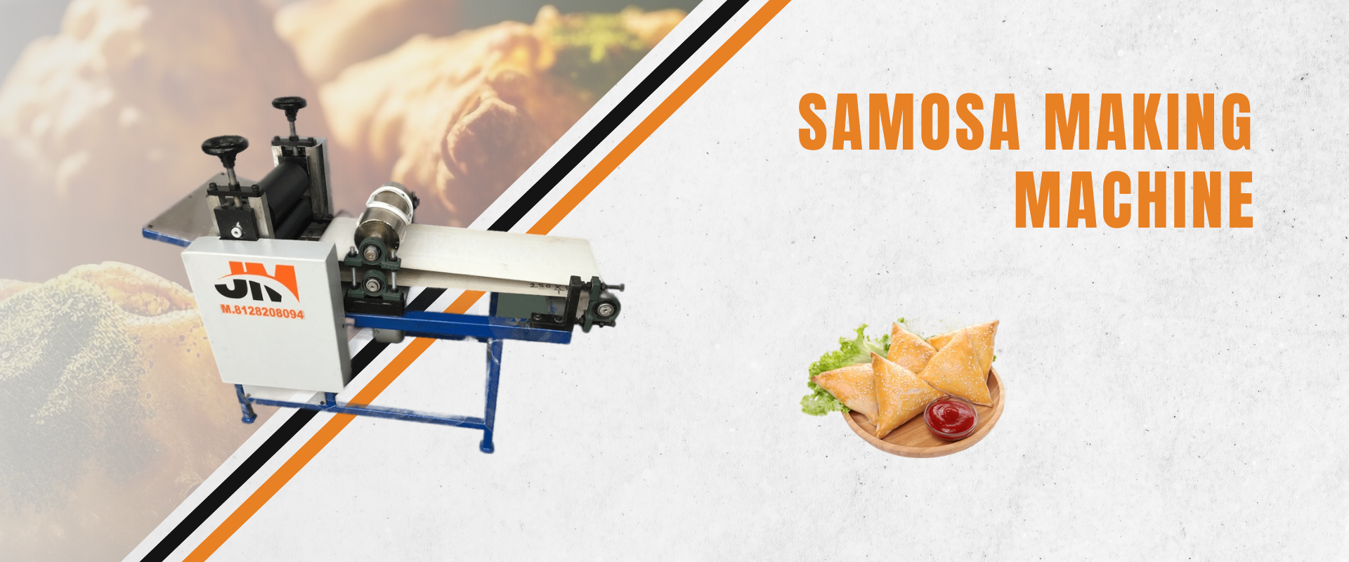 Samosa Making Machine Banner